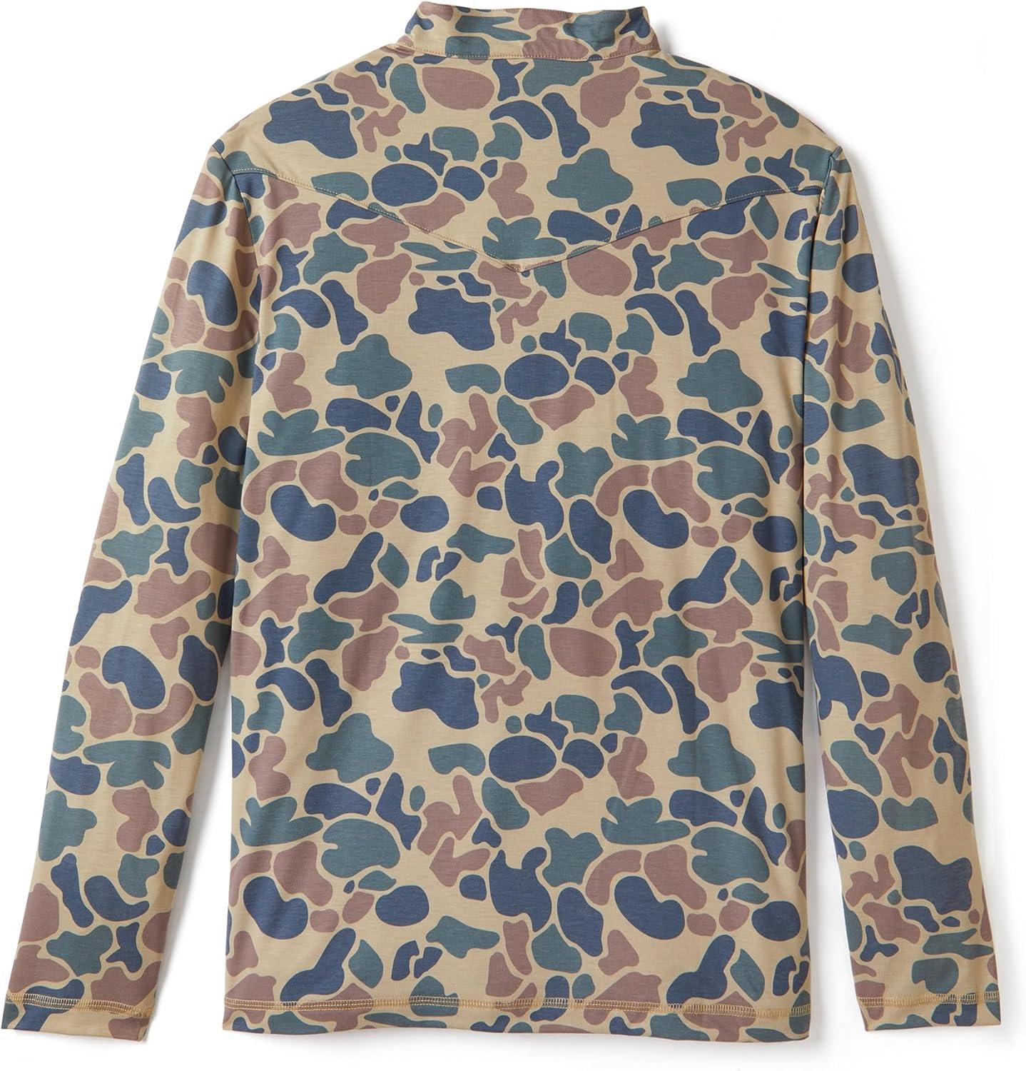 imageField ampamp Stream Roll Cast Performance Quarter Zip with DrireleaseCamo