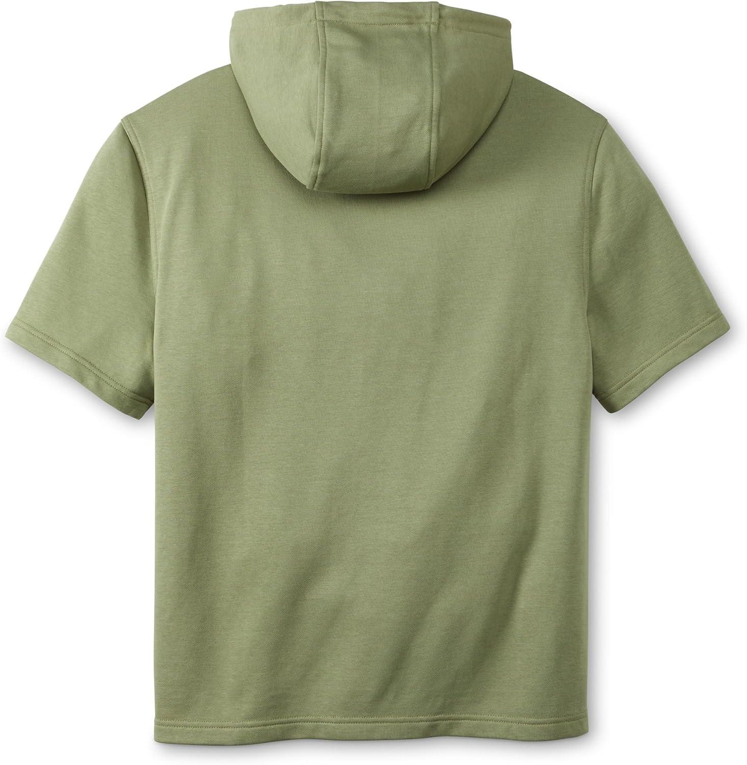 imageField ampamp Stream SkiffLive Short Sleeve French Terry Graphic HoodieOlive