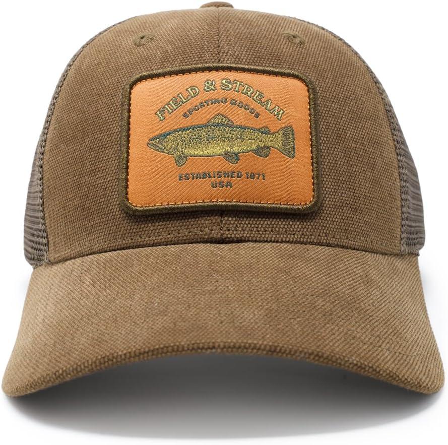 imageField ampamp Stream Snapback Hat One SizeBrown TroutBrown