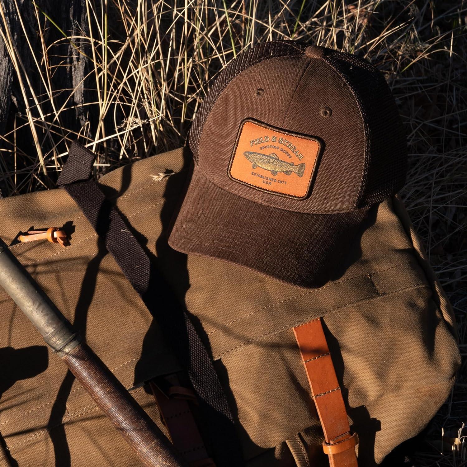 imageField ampamp Stream Snapback Hat One SizeBrown TroutBrown