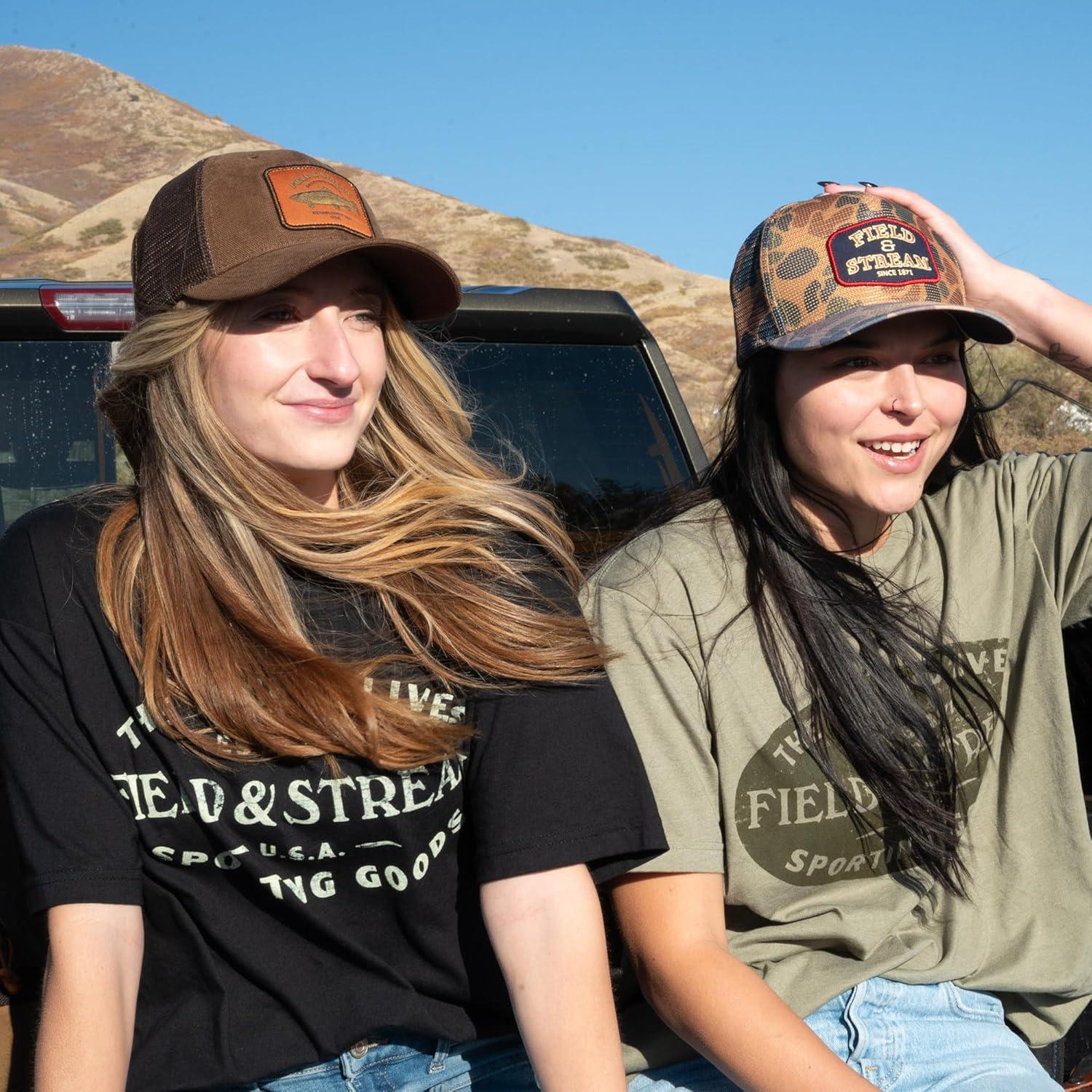 imageField ampamp Stream Snapback Hat One SizeBrown TroutBrown