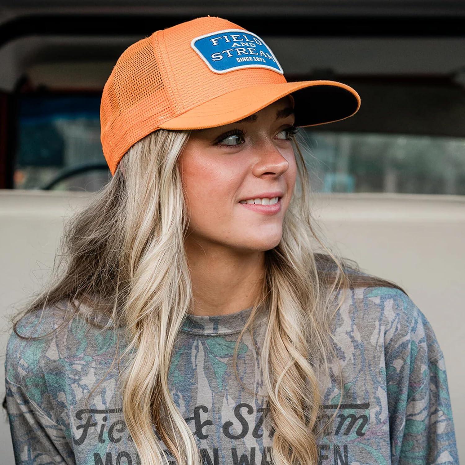 imageField ampamp Stream Snapback Trucker Hat One SizeEmblemOrange