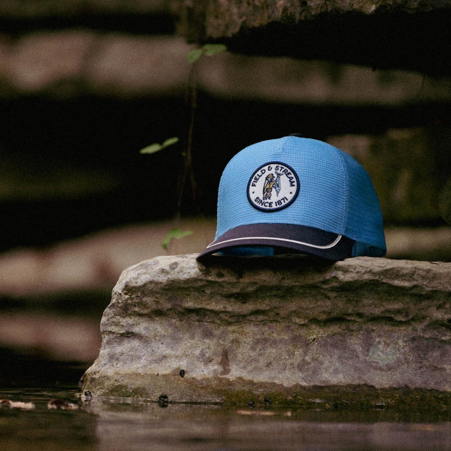 imageField ampamp Stream Snapback Trucker Hat One SizeEsCaroline BlueNavy