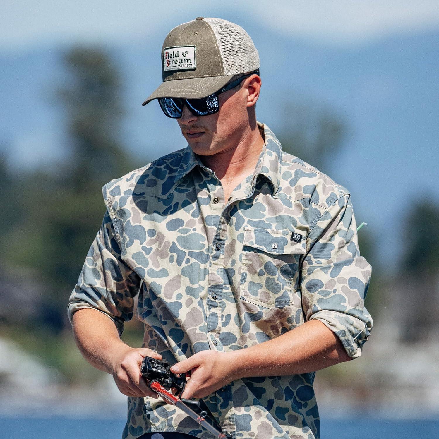 imageField ampamp Stream Snapback Trucker Hat One SizeHeritageOlive