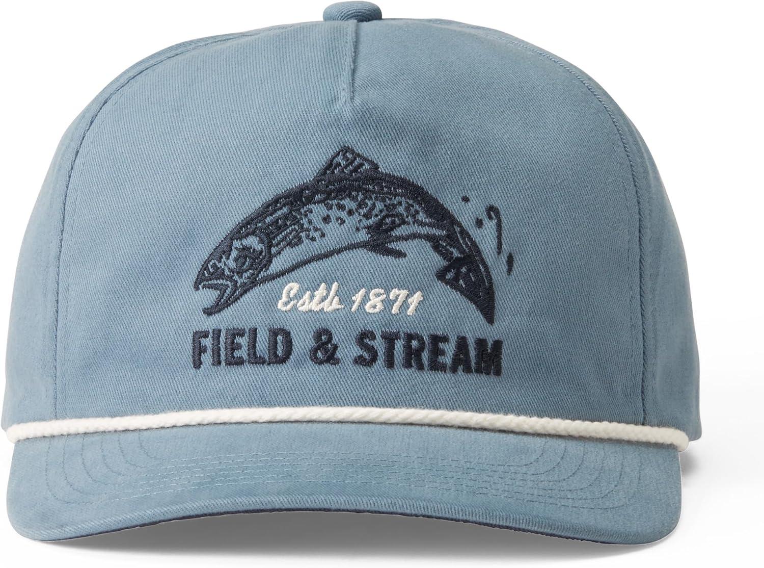 imageField ampamp Stream Snapback Trucker Hat One SizeJumping TroutDusty Blue
