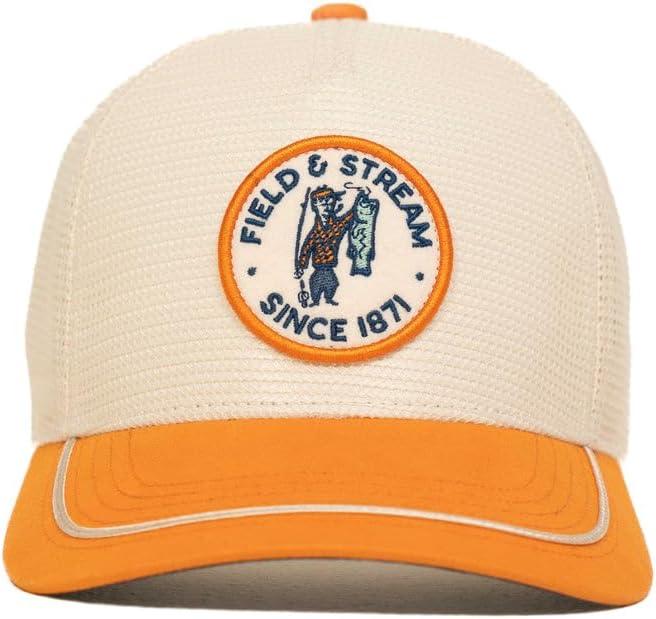 imageField ampamp Stream Snapback Trucker Hat One SizeMosOrangeIvory