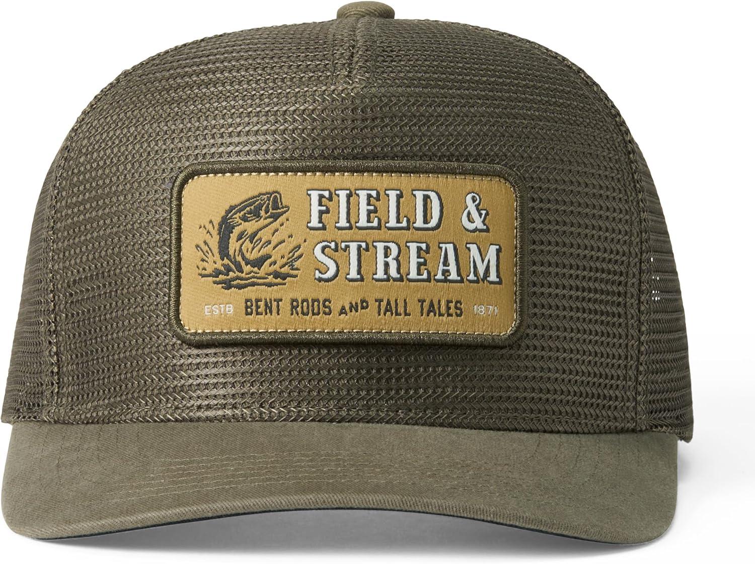 imageField ampamp Stream Snapback Trucker Hat One SizeTall TalesDark Green