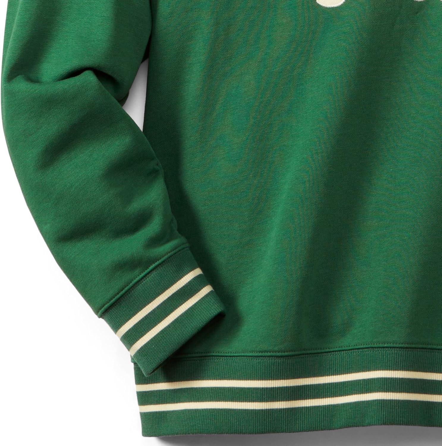 imageField ampamp Stream Tackle Twill Lightweight French Terry Applique CrewneckField Green