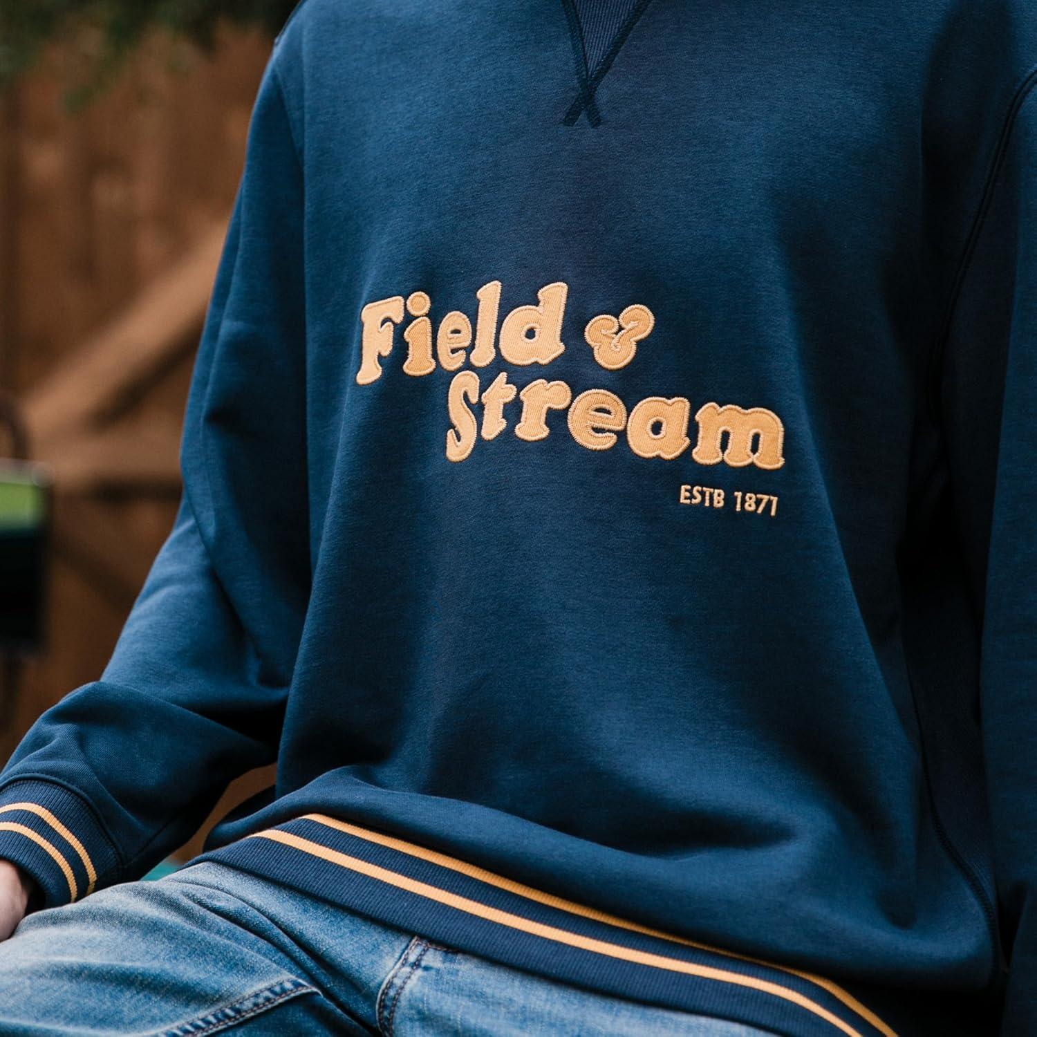 imageField ampamp Stream Tackle Twill Lightweight French Terry Applique CrewneckNavy Blue