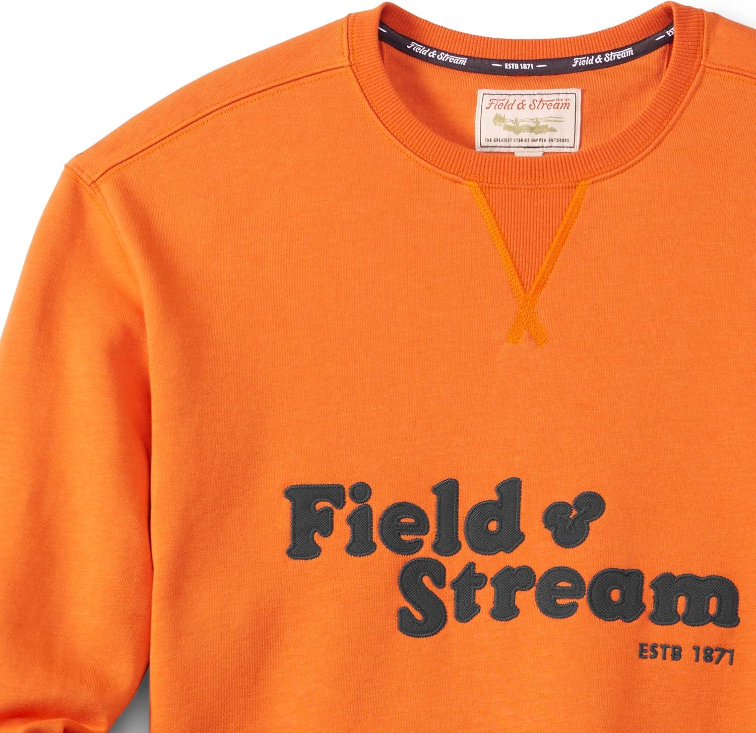 imageField ampamp Stream Tackle Twill Lightweight French Terry Applique CrewneckOrange