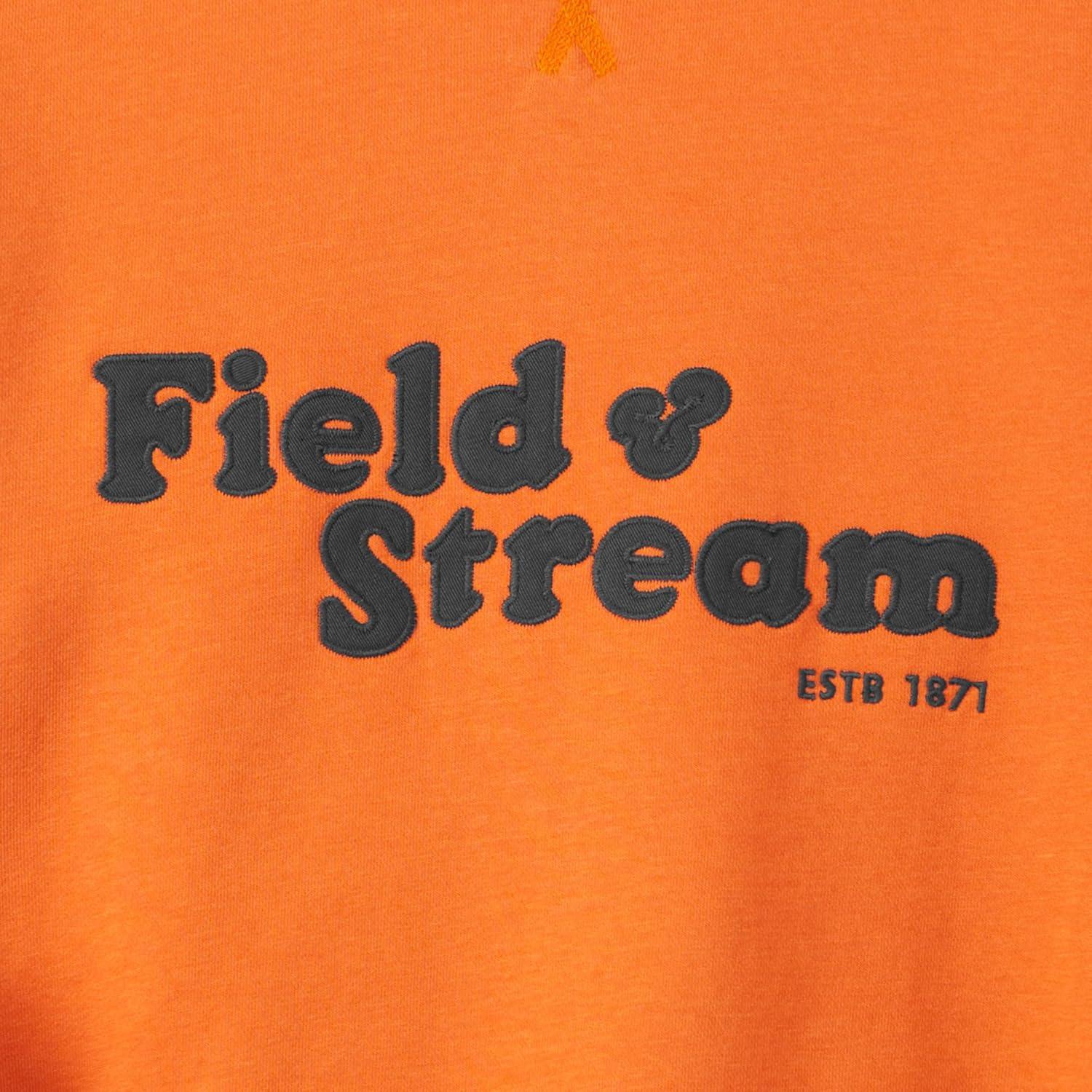 imageField ampamp Stream Tackle Twill Lightweight French Terry Applique CrewneckOrange
