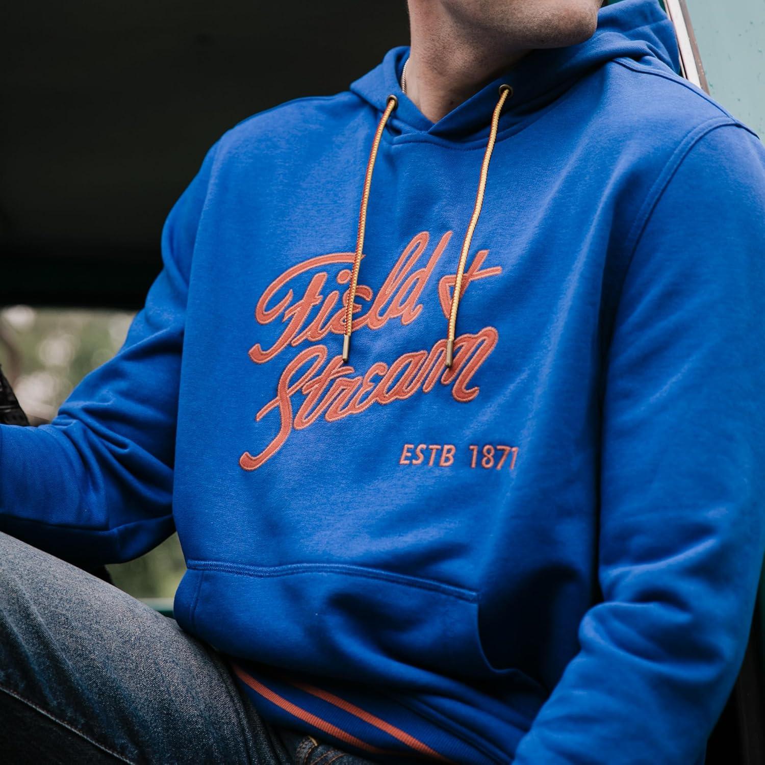 imageField ampamp Stream Tackle Twill Lightweight French Terry Applique HoodieRoyal Blue