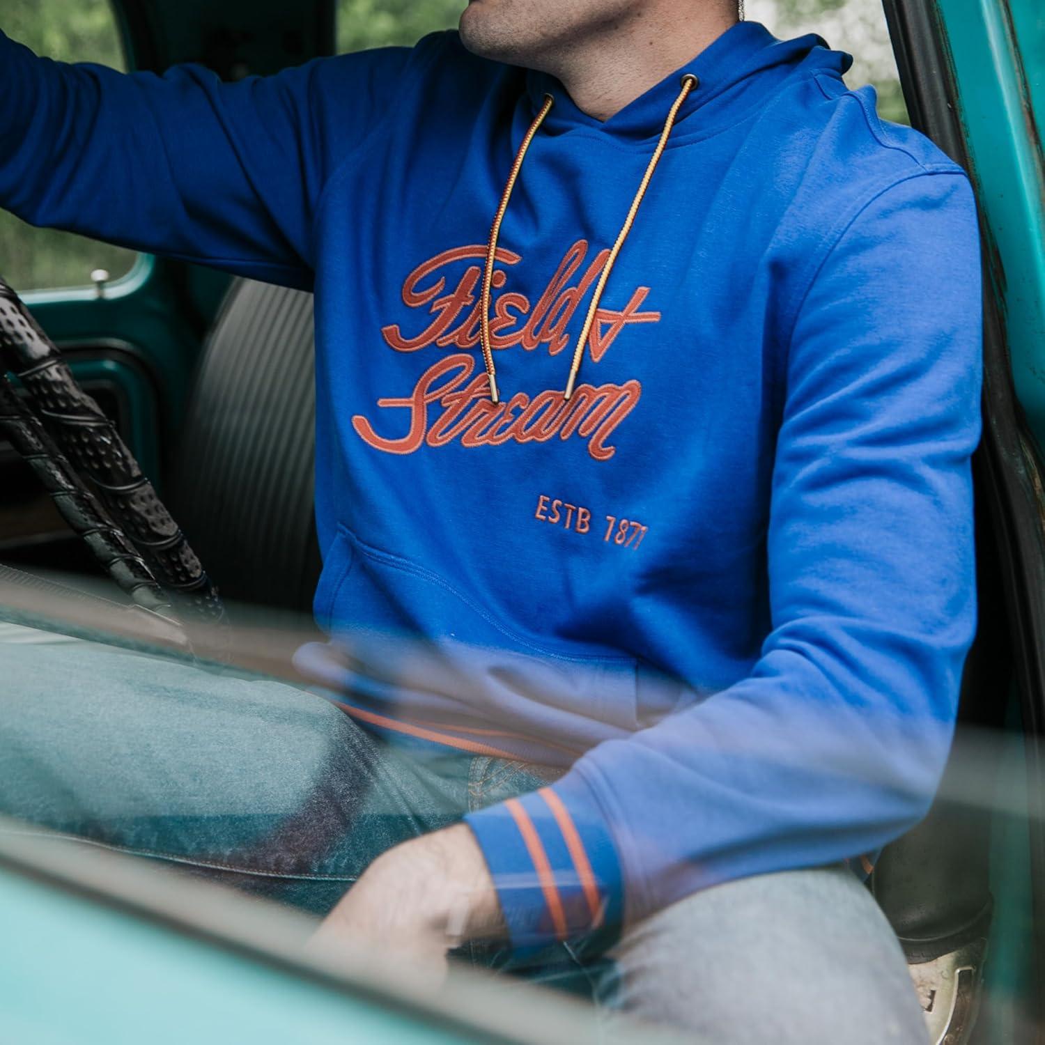 imageField ampamp Stream Tackle Twill Lightweight French Terry Applique HoodieRoyal Blue