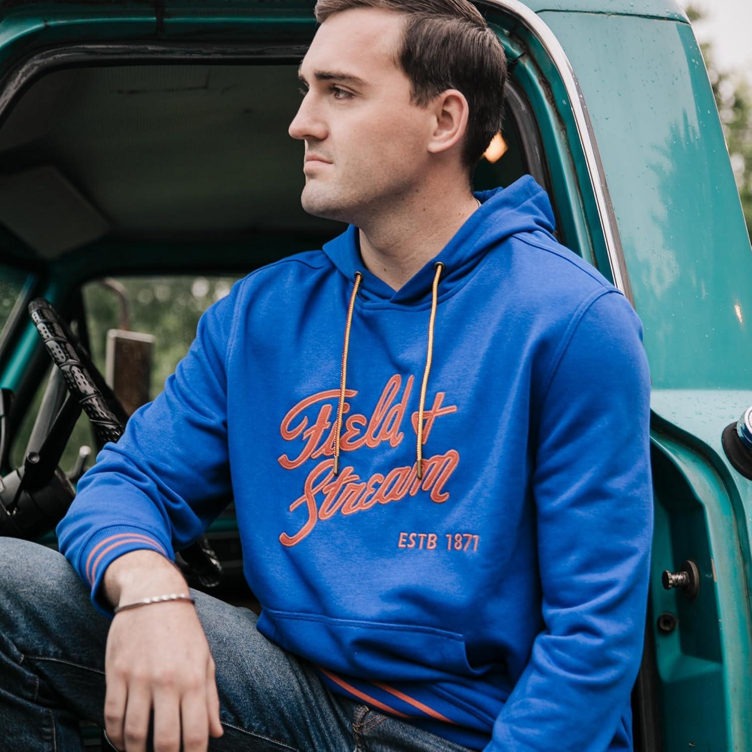 imageField ampamp Stream Tackle Twill Lightweight French Terry Applique HoodieRoyal Blue