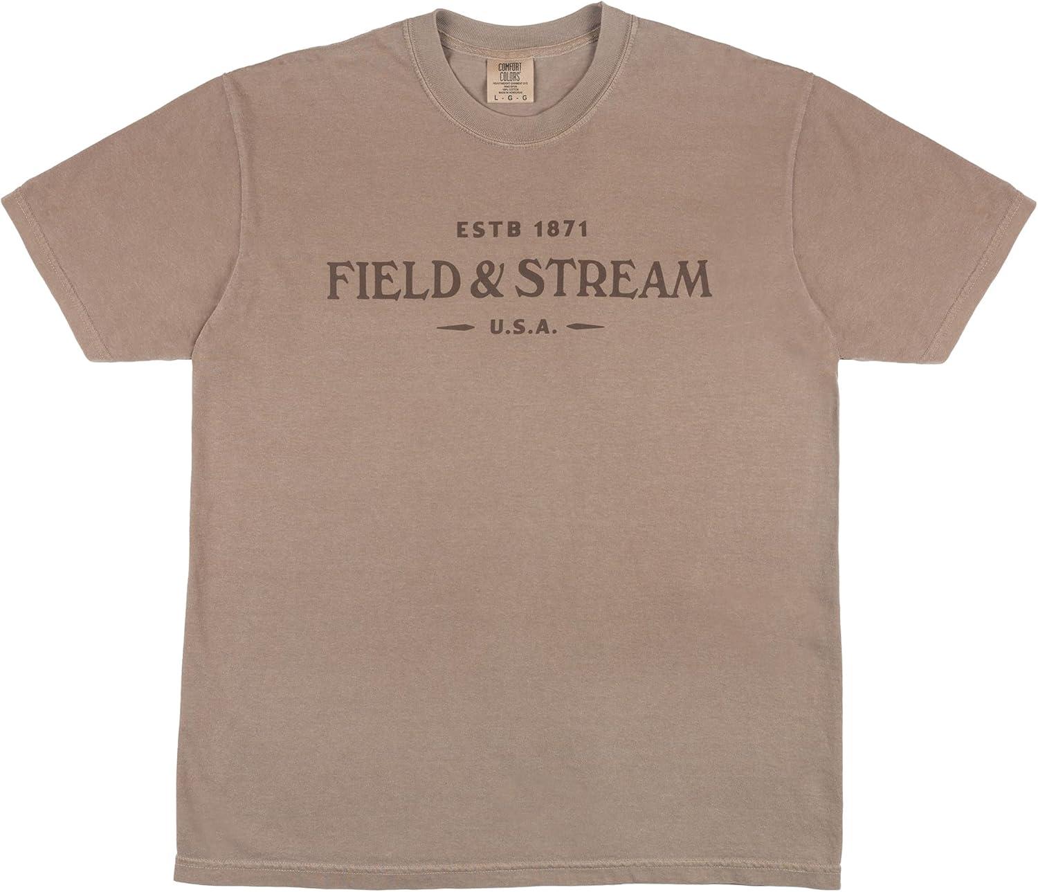 imageField ampamp Stream Unisex Adult Heavyweight Short Sleeve Graphic Tee ShirtEspresso