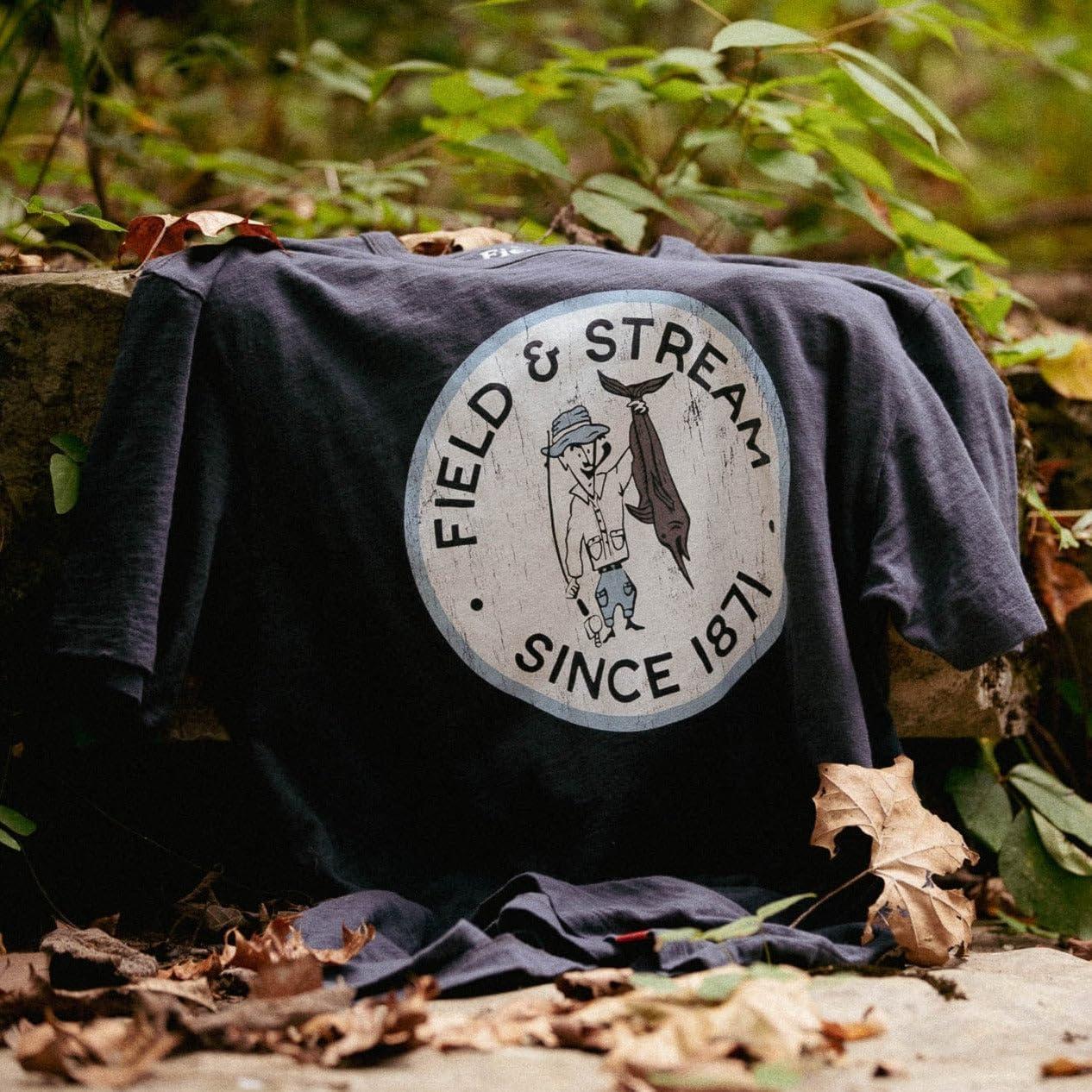 imageField ampamp Stream Unisex Adult Slub Short Sleeve Graphic Tee ShirtTruebloodFaded Navy