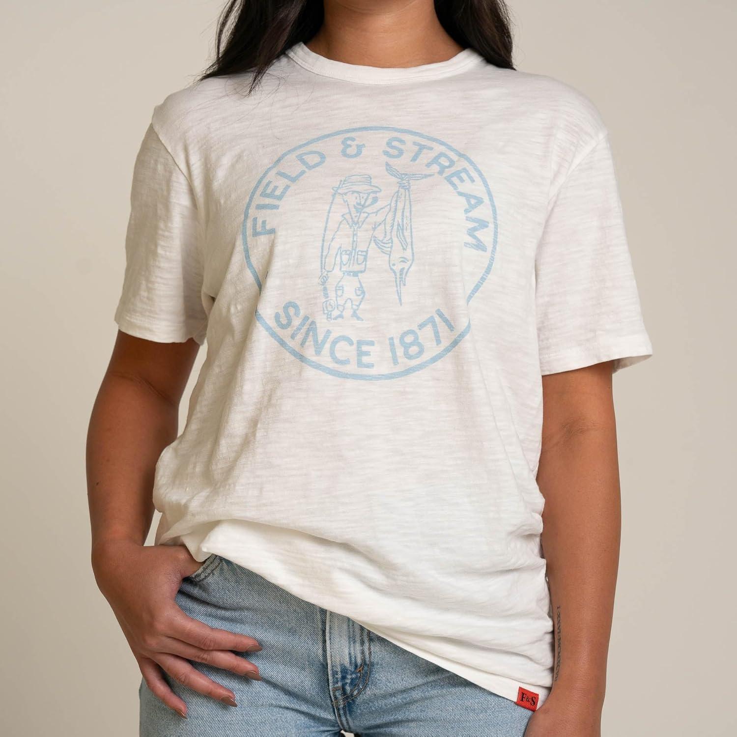 imageField ampamp Stream Unisex Adult Slub Short Sleeve Graphic Tee ShirtTruebloodWhite