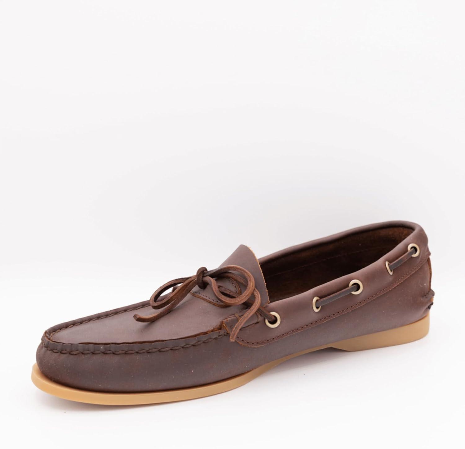 imageField ampamp Stream x Gokey The Cutthroat Leather Boat ShoeDark Brown