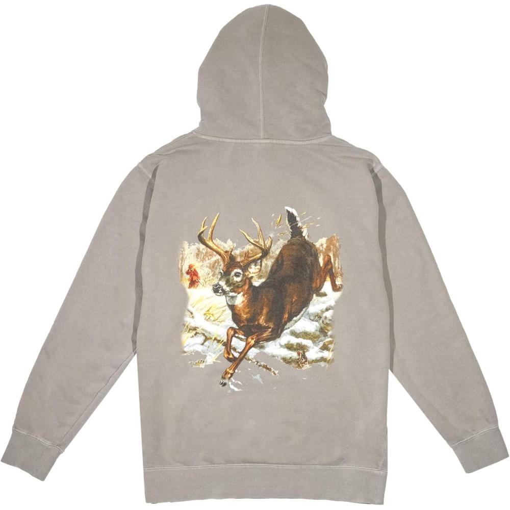 imageField ampamp Stream Fleece Graphic HoodieDeer Vol 129 No 2Grey