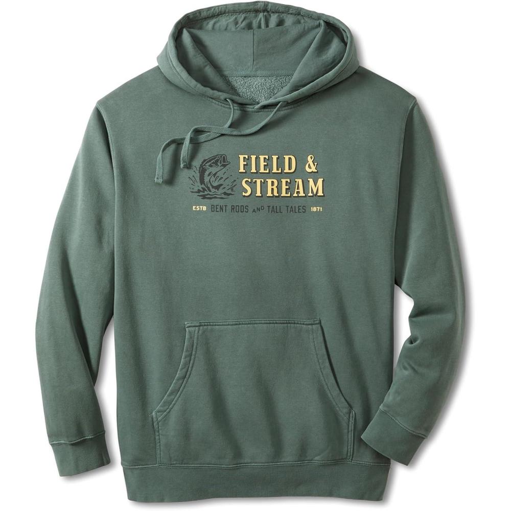 imageField ampamp Stream Fleece Graphic HoodieTall TalesGreen