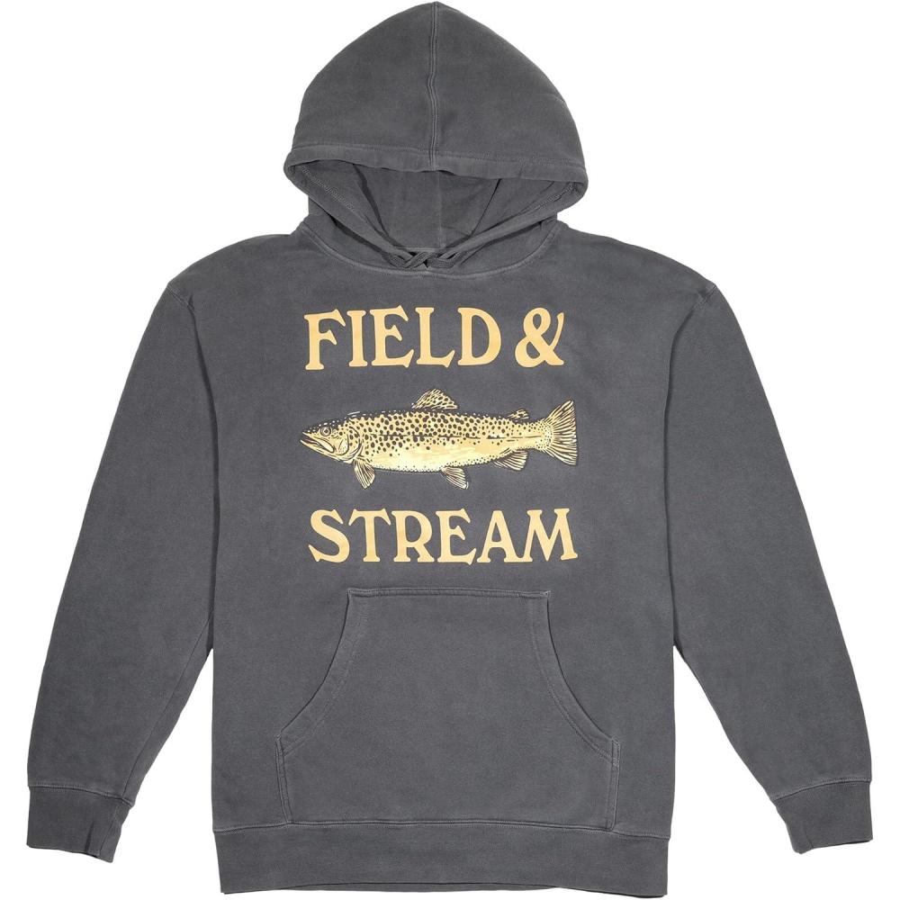 imageField ampamp Stream Fleece Graphic HoodieTroutBlack