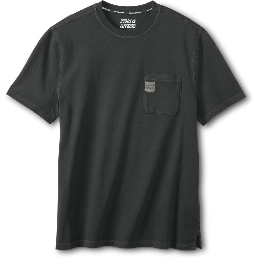 imageField ampamp Stream Mens Flush Out Short Sleeve Pocket TeeBlack