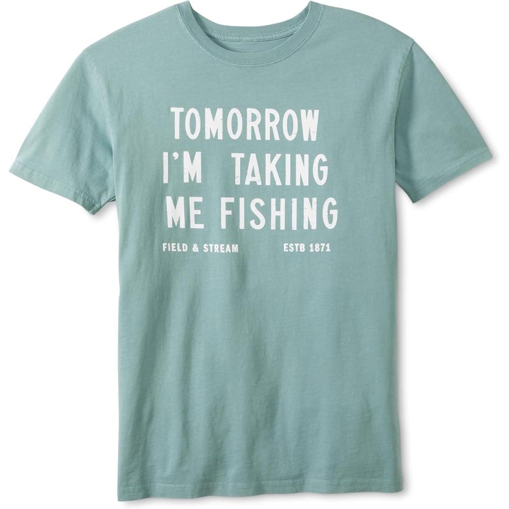 imageField ampamp Stream Mens Midweight Short Sleeve Graphic Tee ShirtFaded Slate