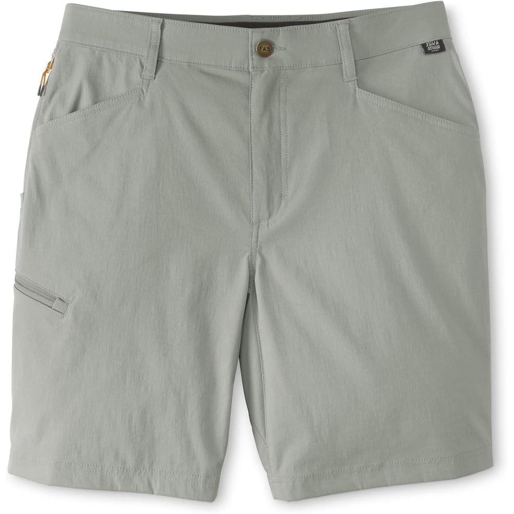 imageField ampamp Stream Mens Slinger Nylon Performance Fishing Shorts 9 Inch InseamLight Grey