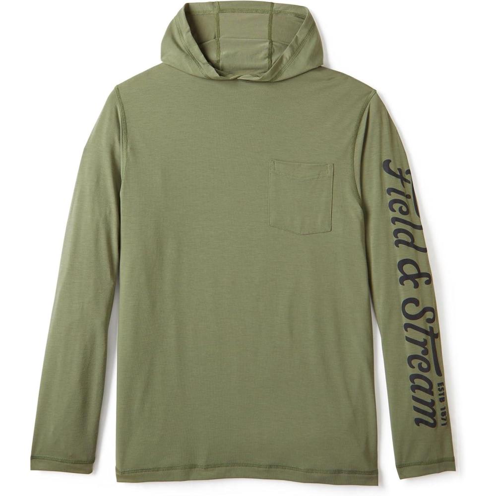 imageField ampamp Stream Roll Cast Performance Hoodie with DrireleaseOlive