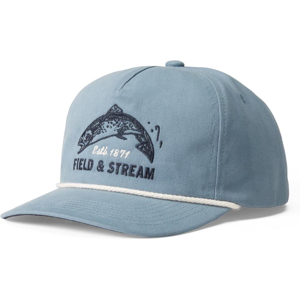 imageField ampamp Stream Snapback Trucker Hat One SizeJumping TroutDusty Blue