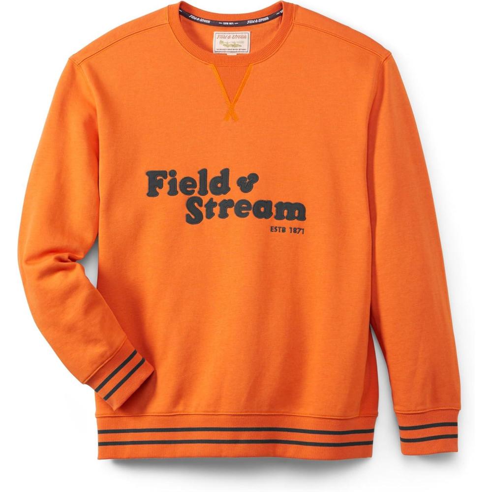 imageField ampamp Stream Tackle Twill Lightweight French Terry Applique CrewneckOrange
