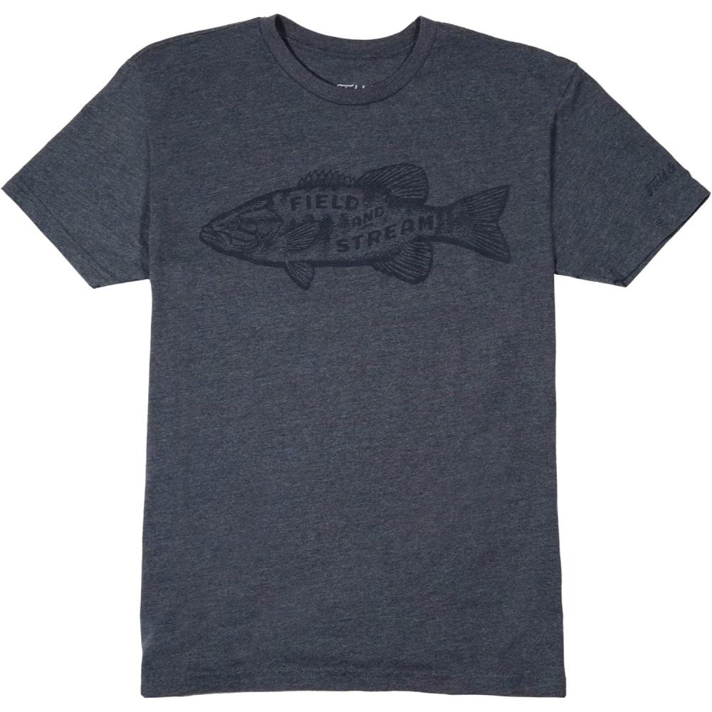 imageField ampamp Stream Unisex Adult Lightweight Short Sleeve Graphic Tee ShirtCharcoal