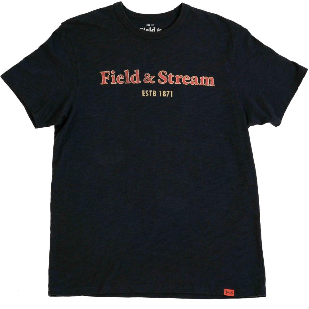 imageField ampamp Stream Unisex Adult Slub Short Sleeve Graphic Tee ShirtLegacyDark Navy