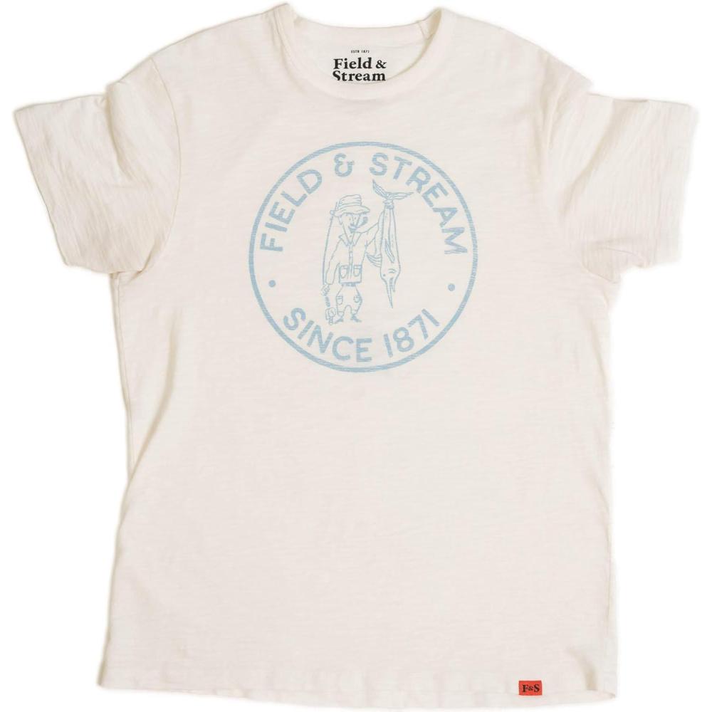 imageField ampamp Stream Unisex Adult Slub Short Sleeve Graphic Tee ShirtTruebloodWhite