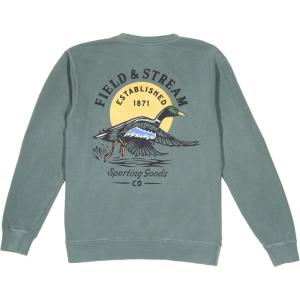 Field & Stream Fleece Graphic Crewneck Sweatshirt(Mallard/Alpine Green)