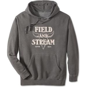 Field & Stream Fleece Graphic Hoodie(Vintage Bison/Grey)