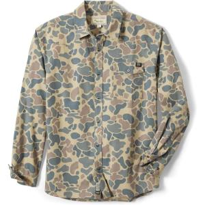 Field & Stream Mens Covey Back Long Sleeve Casual Shirt(Camo)