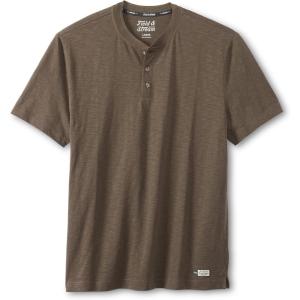 Field & Stream Men’s Hemingway Short Sleeve Henley(Brown)