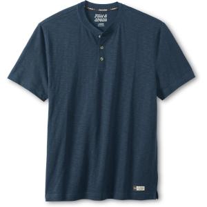 Field & Stream Men’s Hemingway Short Sleeve Henley(Navy Blue)