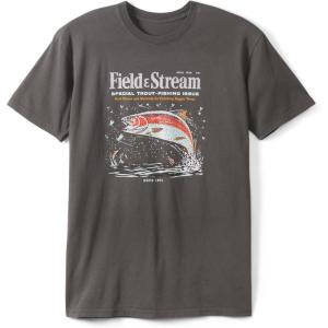Field & Stream Men’s Midweight Short Sleeve Graphic Tee Shirt(Black)