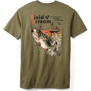 Field & Stream Men’s Midweight Short Sleeve Graphic Tee Shirt(Green)