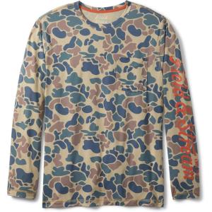 Field & Stream Men’s Roll Cast Long Sleeve Performance Tee Shirt with Drirelease®(Camo)