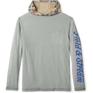 Field & Stream Roll Cast Performance Hoodie with Drirelease®(Light Grey/Camo)