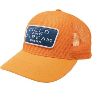 Field & Stream Snapback Trucker Hat, One Size(Emblem/Orange)