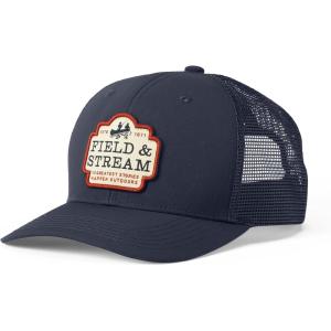 Field & Stream Snapback Trucker Hat, One Size(Tagline Badge/Navy)