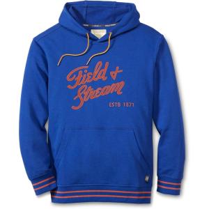 Field & Stream Tackle Twill Lightweight French Terry Applique Hoodie(Royal Blue)