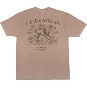 Field & Stream Unisex Adult Heavyweight Short Sleeve Graphic Tee Shirt(Espresso)