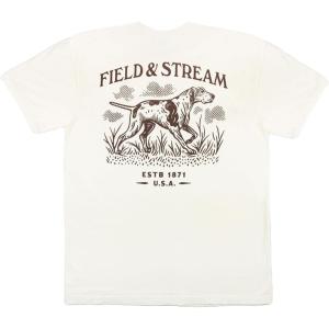 Field & Stream Unisex Adult Heavyweight Short Sleeve Graphic Tee Shirt(Ivory)