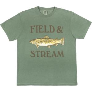 Field & Stream Unisex Adult Heavyweight Short Sleeve Graphic Tee Shirt(Moss)