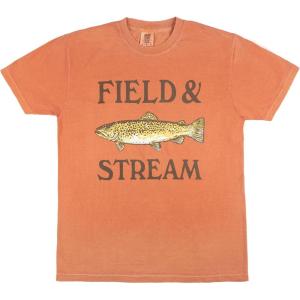 Field & Stream Unisex Adult Heavyweight Short Sleeve Graphic Tee Shirt(Yam)